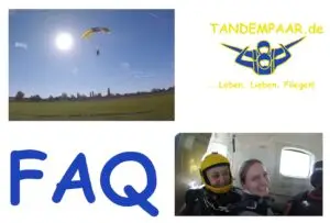 Tandemsprung Fragen Antworten Fallschirmspringen Informationen Geschenk Gutschein