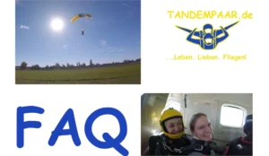 Tandemsprung Fragen Antworten Fallschirmspringen Informationen Geschenk Gutschein Fallschirmsprung